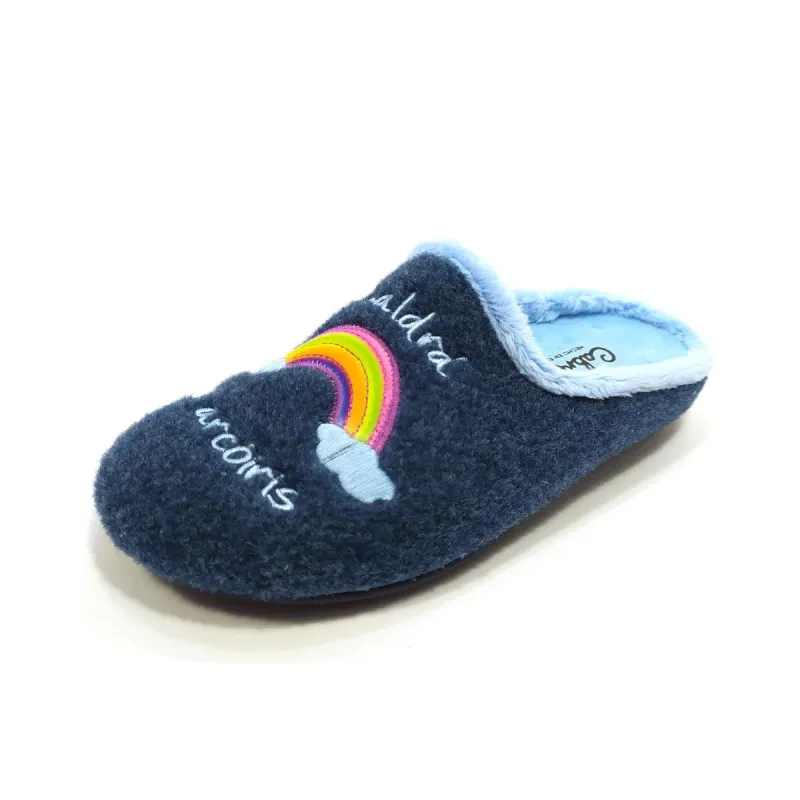 Cabrera Chinela juv. PE arcoiris 3068 Azul | Calzados Santa Clara