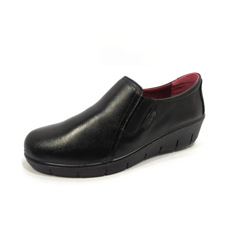 Laura Azaña Cuña 4cm elást. Napa 17179 Negro | Calzados Santa Clara