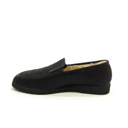 Rodevil Mocasín Moscú borreguito 610 Negro | Calzados Santa Clara