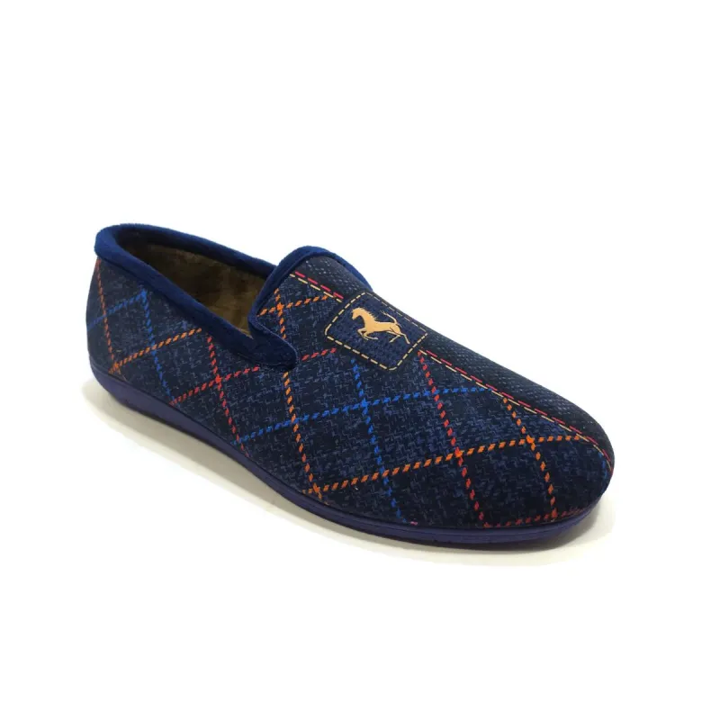 Alcalde Zapatilla cuadros multi 100ALC Marino | Calzados Santa Clara