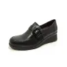 Pitillos Cuña 5 hebilla PE 5321 Negro | Calzados Santa Clara