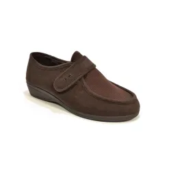 Dr. Cutillas Zapatilla velcro licra 771 Marrón | Calzados Santa Clara