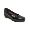 Galiana Cuña combi coco 1021 Negro | Calzados Santa Clara