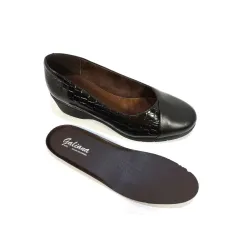 Galiana Cuña combi coco 1021 Negro | Calzados Santa Clara