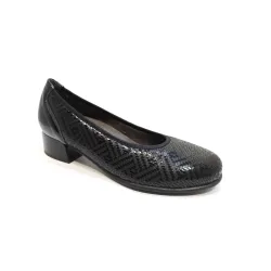 Pitillos T.bajo licra jaspe 11636 Negro | Calzados Santa Clara