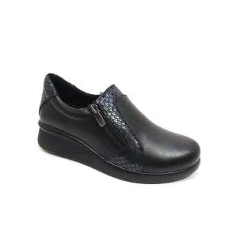 Vicmart Cuña copeta coco 961 Negro | Calzados Santa Clara