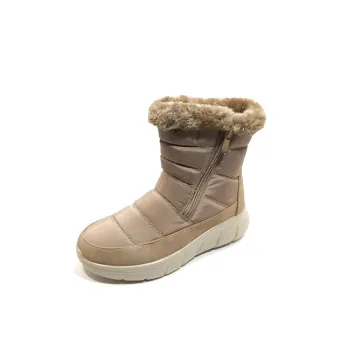 Vicmart Botín impermeable pelito 815 Beige | Calzados Santa Clara