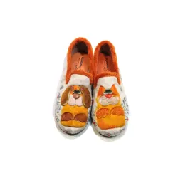 PlumaFlex Zapatilla pero y gato 12282 Camel | Calzados Santa Clara