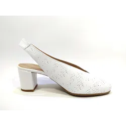 DChicas T. Desc. 7cm. Calados 2342 Blanco | Calzados Santa Clara