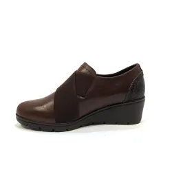 DChicas Cuña 5cm elást. Cruz PE 4651 Espresso | Calzados Santa Clara