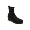 DChicas Botín licra crem. 5Cm PE 4655 Negro | Calzados Santa Clara