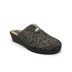Dr. Cutillas Chinela 4.5cm Hojas 4633 Negro | Calzados Santa Clara
