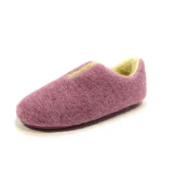 Dr. Cutillas Zapatilla piso fino lana 25102 Rosa | Calzados Santa Clar