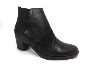 Atrai Bot n PE el stico encaje 6.5cm 4320 Negro Calzados Santa Clara