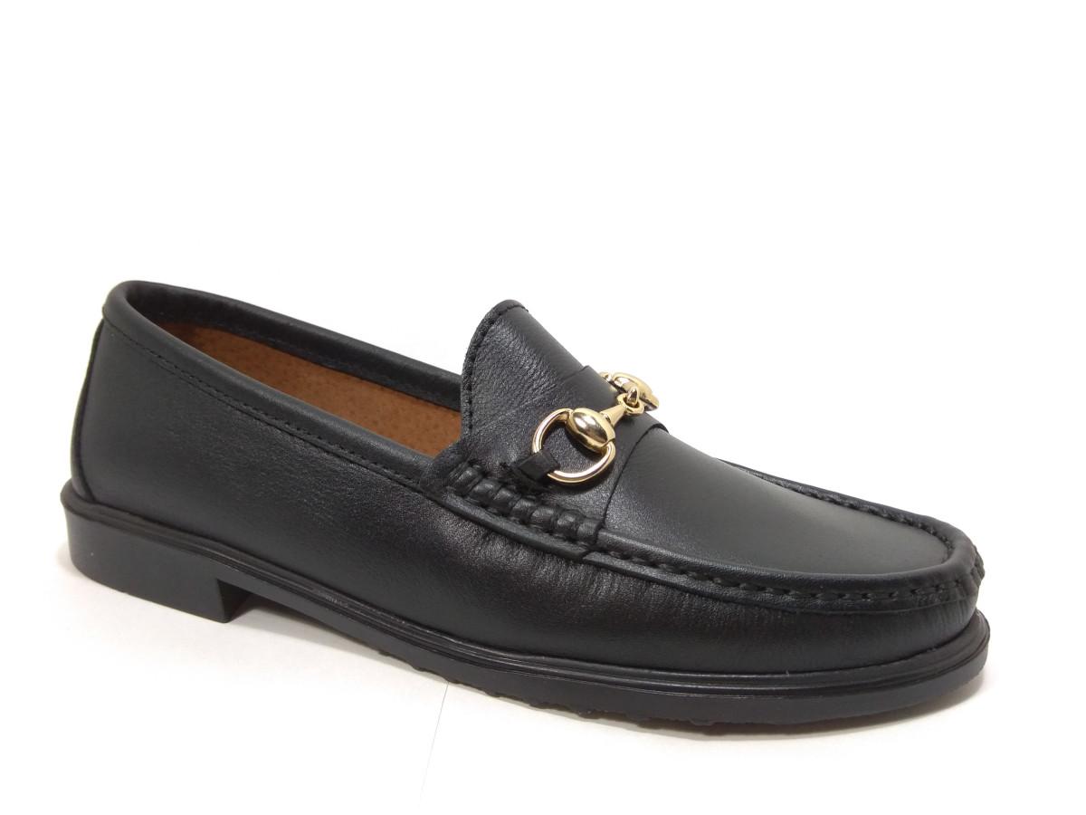 Deltell Mocas n cadena 1001 Negro Calzados Santa Clara